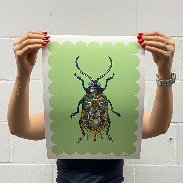 Green Beetle 02 - Artist Proof