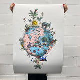 Pink Elephant Globe - Artist Proof